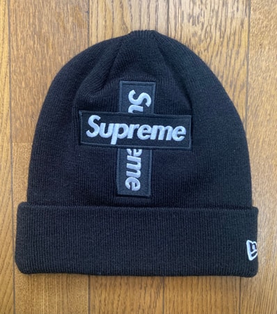 Supreme New Era® Cross Box Logo Beanie "Black"