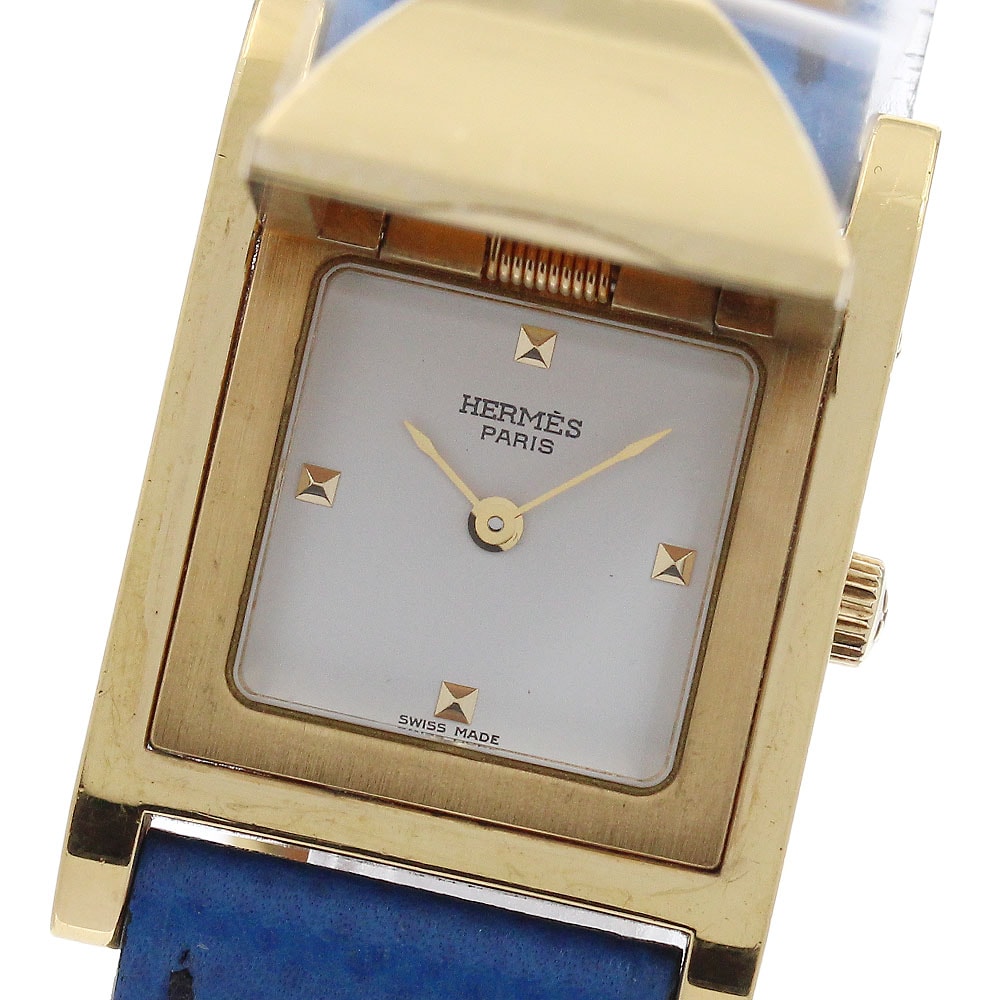 エルメス HERMES メドール クォーツ レディース _987220