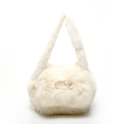 フェンディ FENDI ファー バケット ワンショルダー ショルダーバッグ【中古】