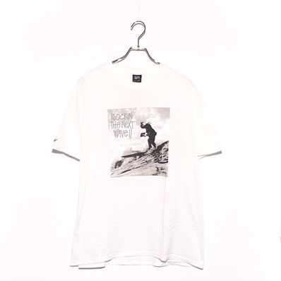 STUSSY×imaginary Photo Print Tee White