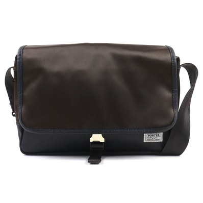 極美品 ポーター サックスバー ショルダーバッグ ブラウン 383-05714