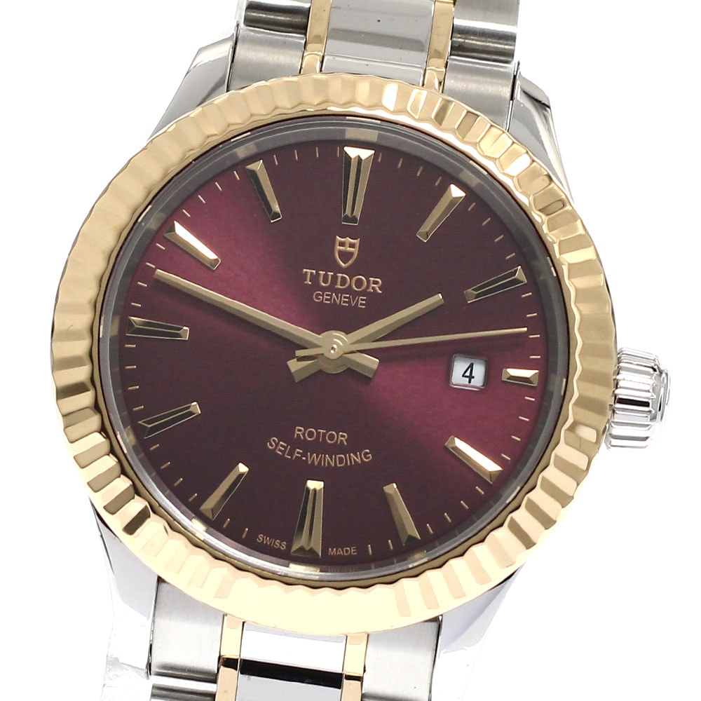 チュードル スタイル デイト YGコンビ 12113 レディース 【中古】