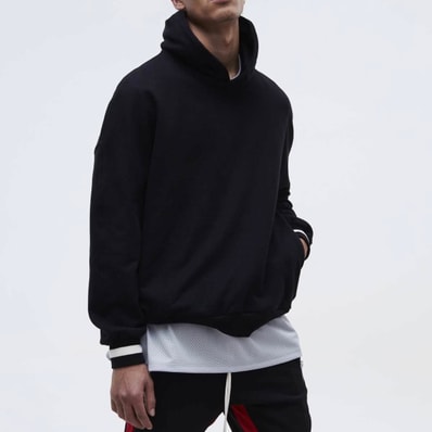 FEAR OF GOD 5th Collection Heavy Terry Everyday Hoodie "Black"