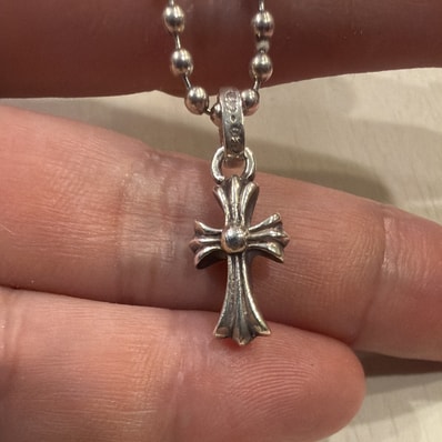 Chrome Hearts Cross Baby Fat Charm "Silver"