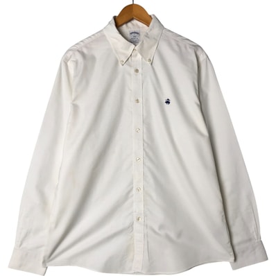 古着 ブルックスブラザーズ Brooks Brothers 1818 REGENT FIT 長袖 ボタンダウンシャツ メンズL相当/eaa555853