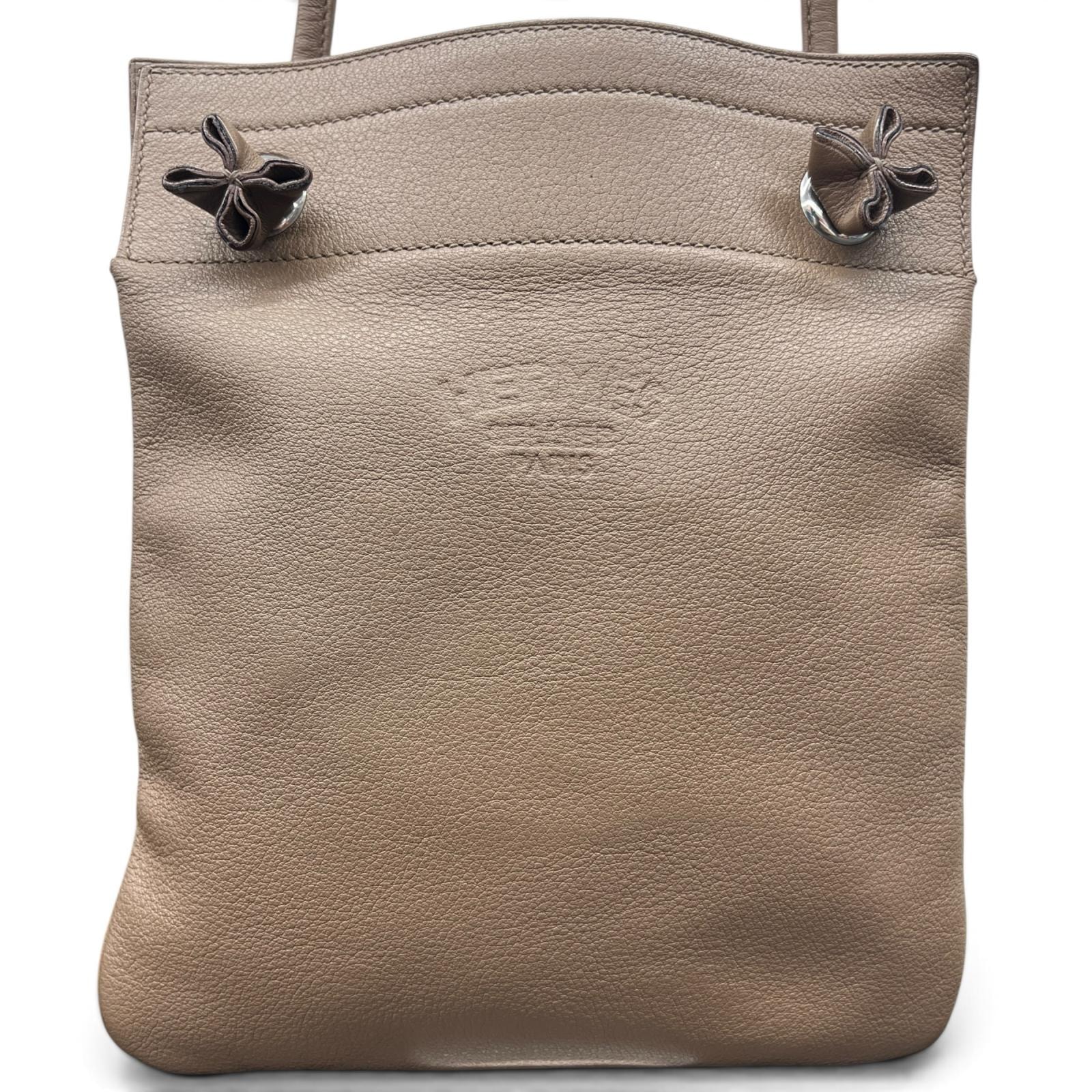 HERMES 美品 エルメス アリーヌ ミニ ヴォースイフト エトゥープ ショルダーバッグ C刻印 2018年製造 レザー グレージュ クロスボディ ポシェット ABランク 中古 鑑定済 エルメスバッグ