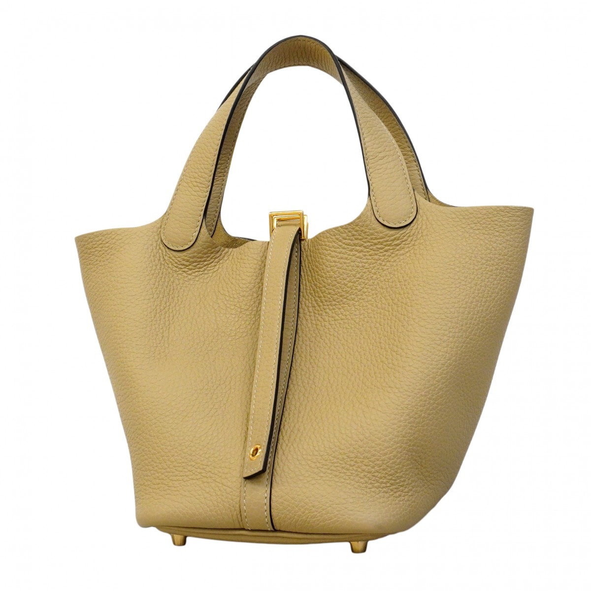 ★最終価格★SALE【6eb1353】エルメス ハンドバッグ ピコタンロックPM トリヨンノビーヨ トレンチ ゴールド金具 K刻印【中古】レディース