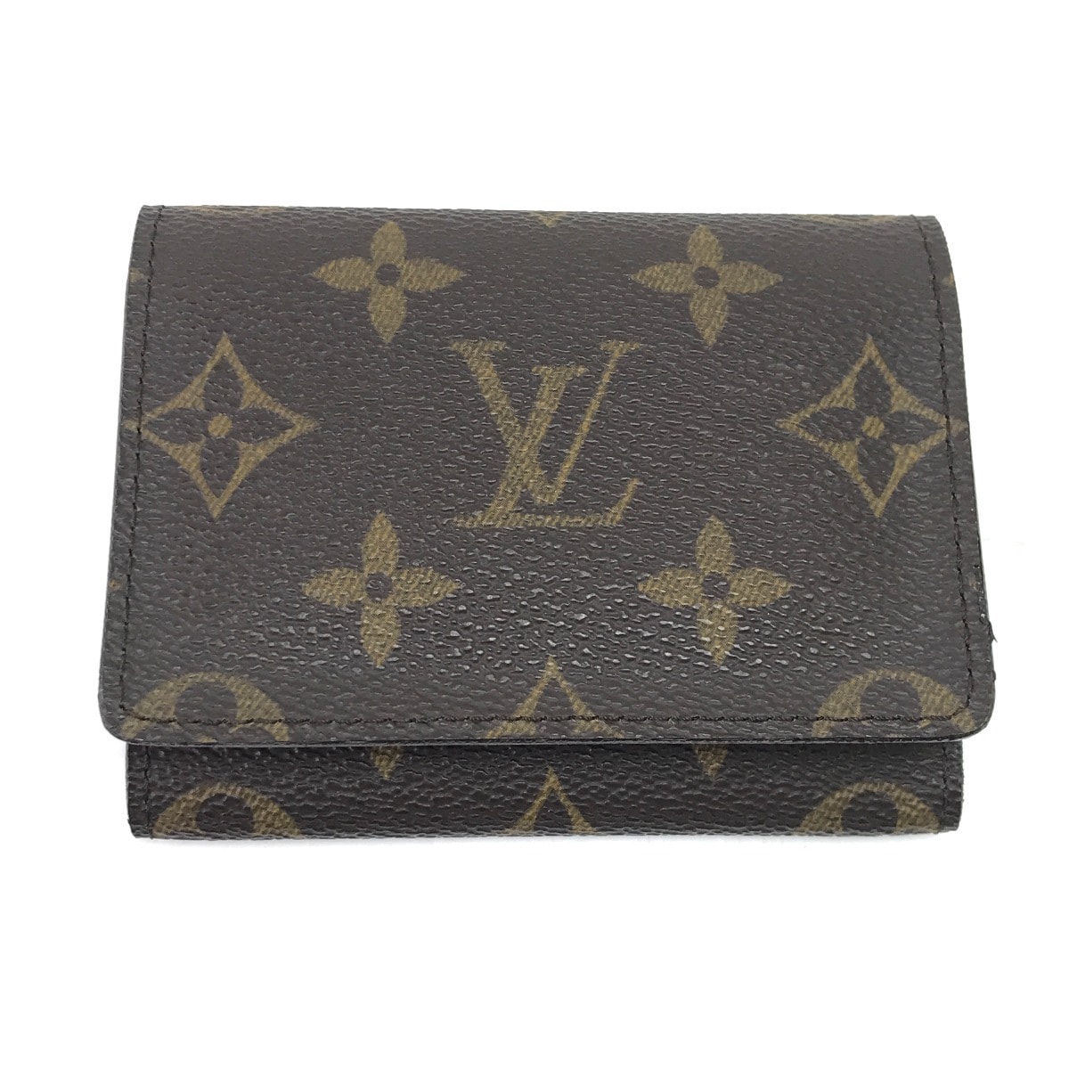 LOUIS VUITTON ルイヴィトン 名刺入れ モノグラム アンヴェロップ・カルト・ドゥ・ヴィジット M62920 ブラウン