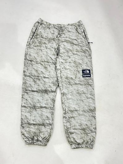 Supreme x The North Face Paper Print Nuptse Pant "White"