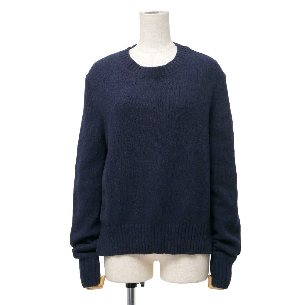 PRADA プラダ セーター サイズ42 クルーネック 長袖 ニット ウール×カシミヤ ブランド古着【中古】20260507/RA7975