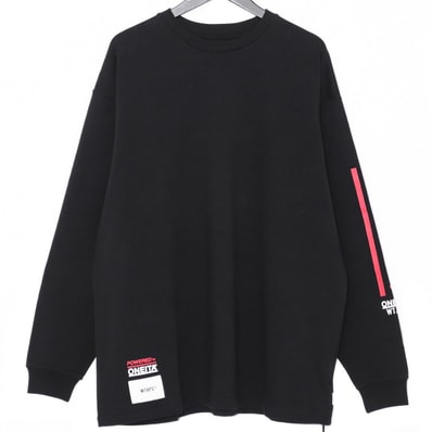 Wtaps Power-T / LS / Cotton. Oneita "Black"
