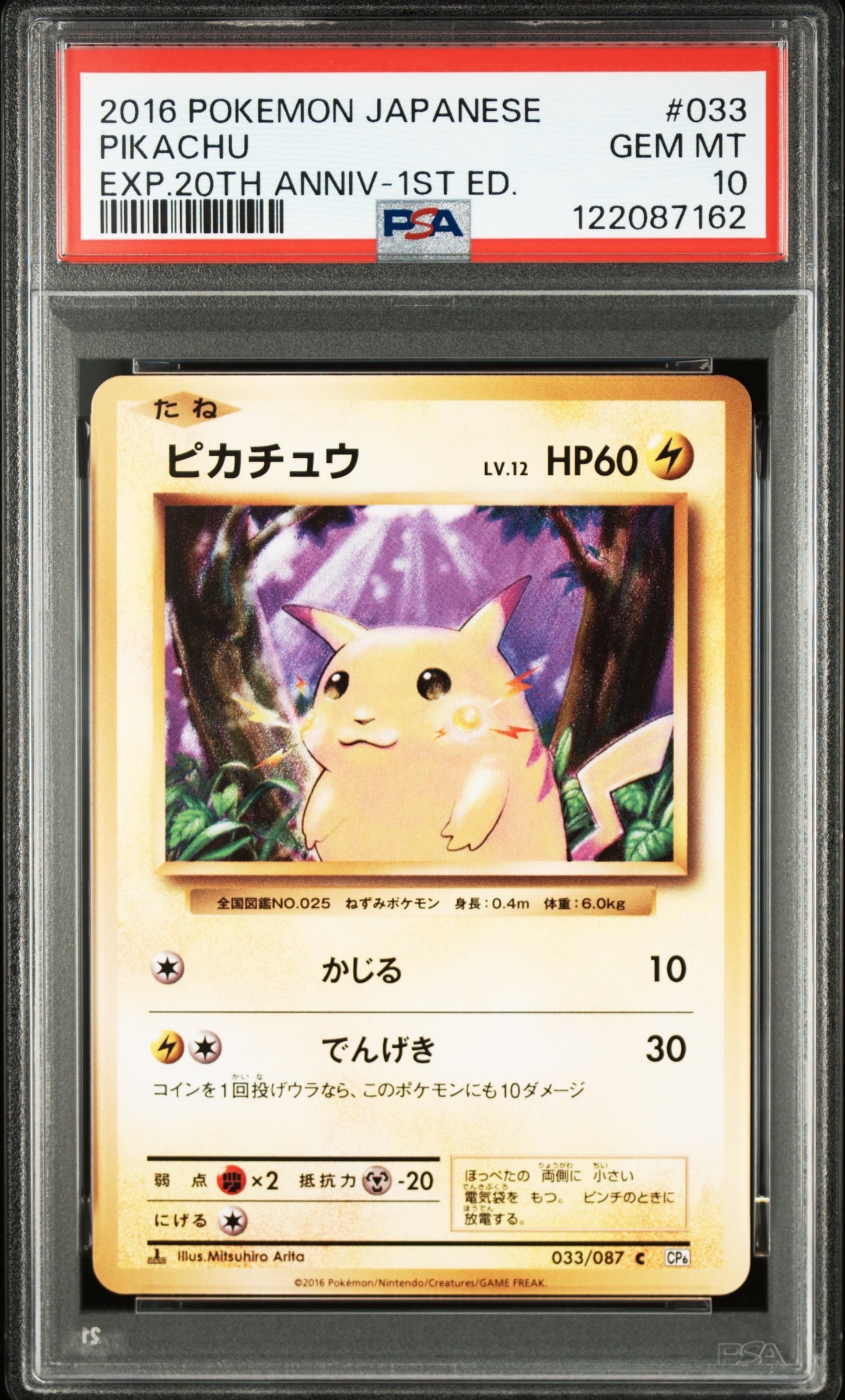 ピカチュウ C :1ED [CP6 033/087](コンセプトパック「ポケットモンスターカードゲーム 拡張パック 20th Anniversary」)