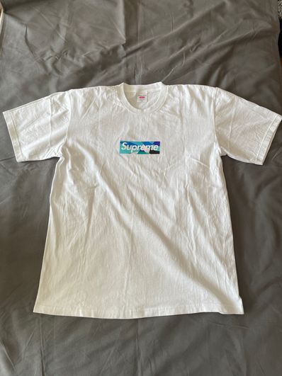 Supreme / Emilio Pucci® Box Logo Tee "White/Blue"
