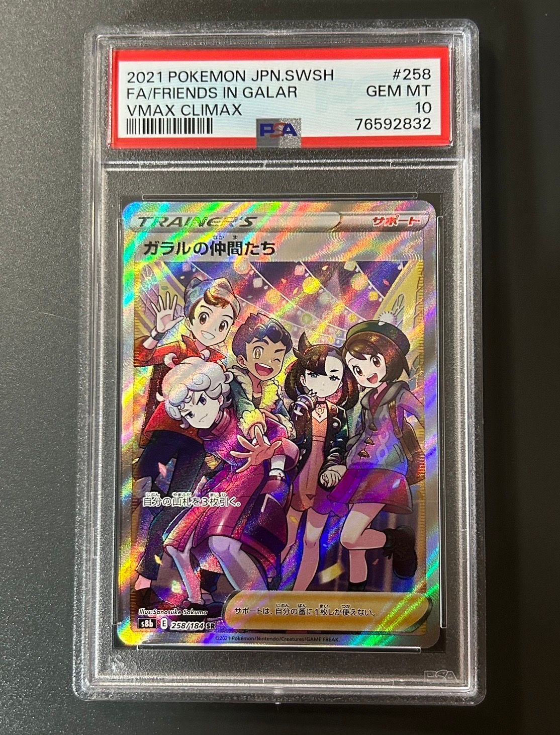 ガラルの仲間たち SR[S8b 258/184](ハイクラスパック「VMAXクライマックス」)