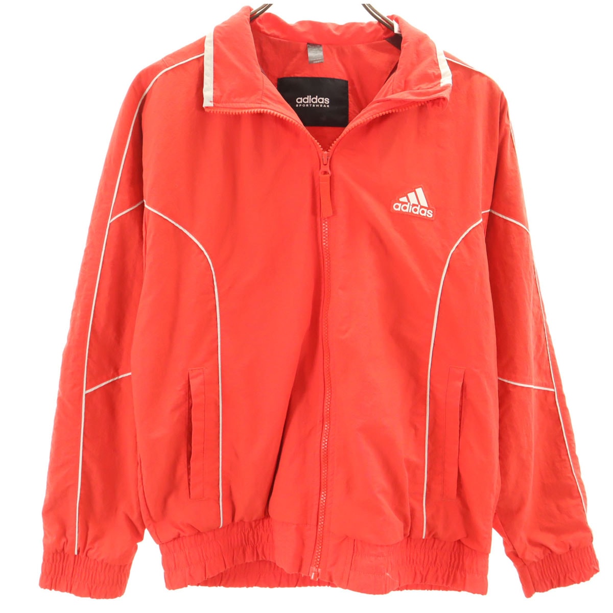 adidas アディダス ナイロンジャケット 160 レッド