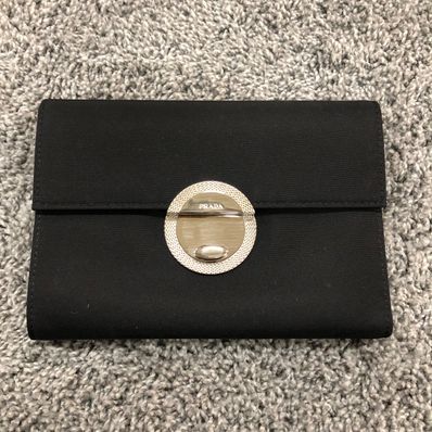 PRADA Compact Wallet "Black"