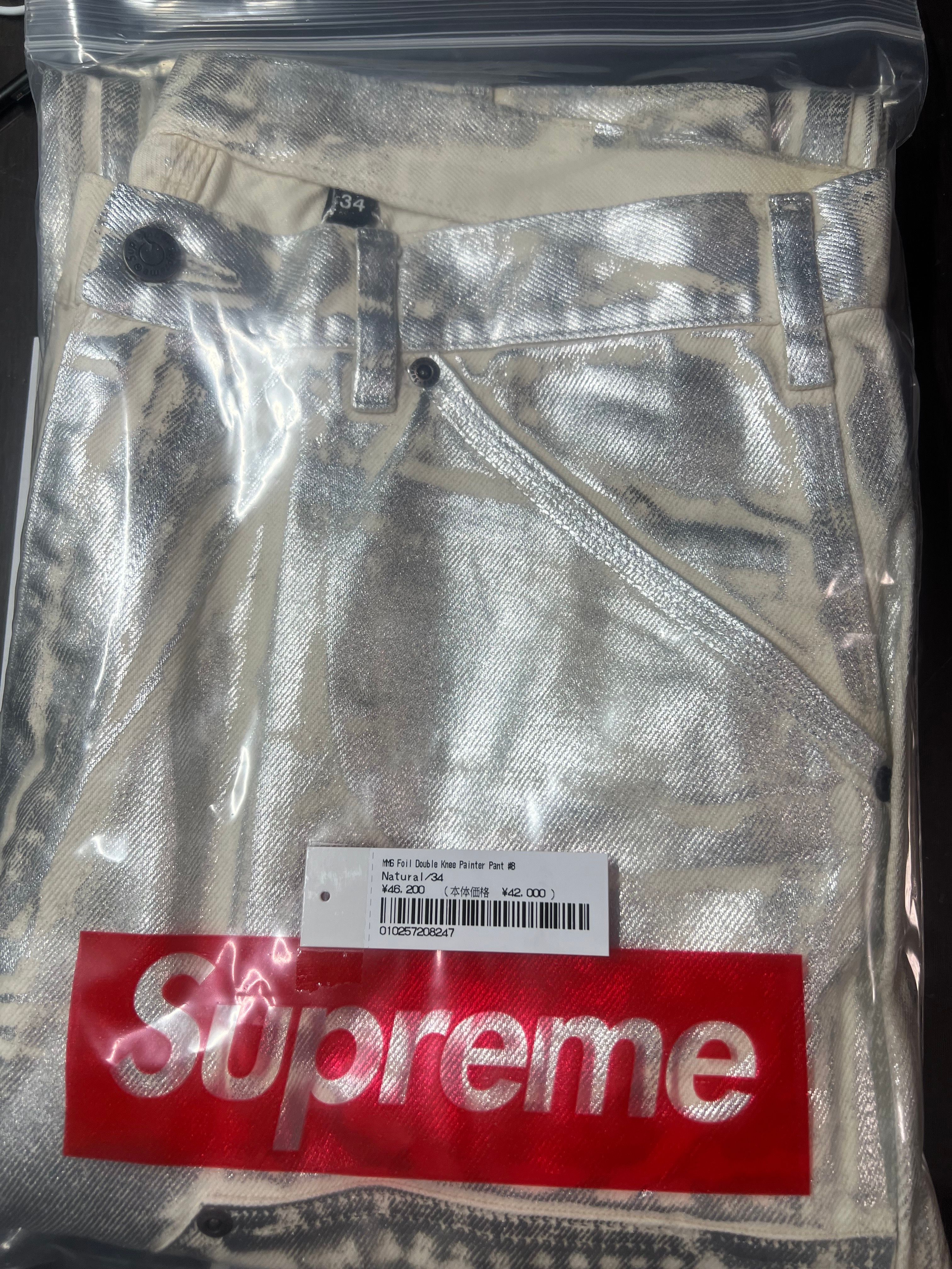 Supreme x MM6 Maison Margiela Foil Double Knee Painter Pant "Natural"