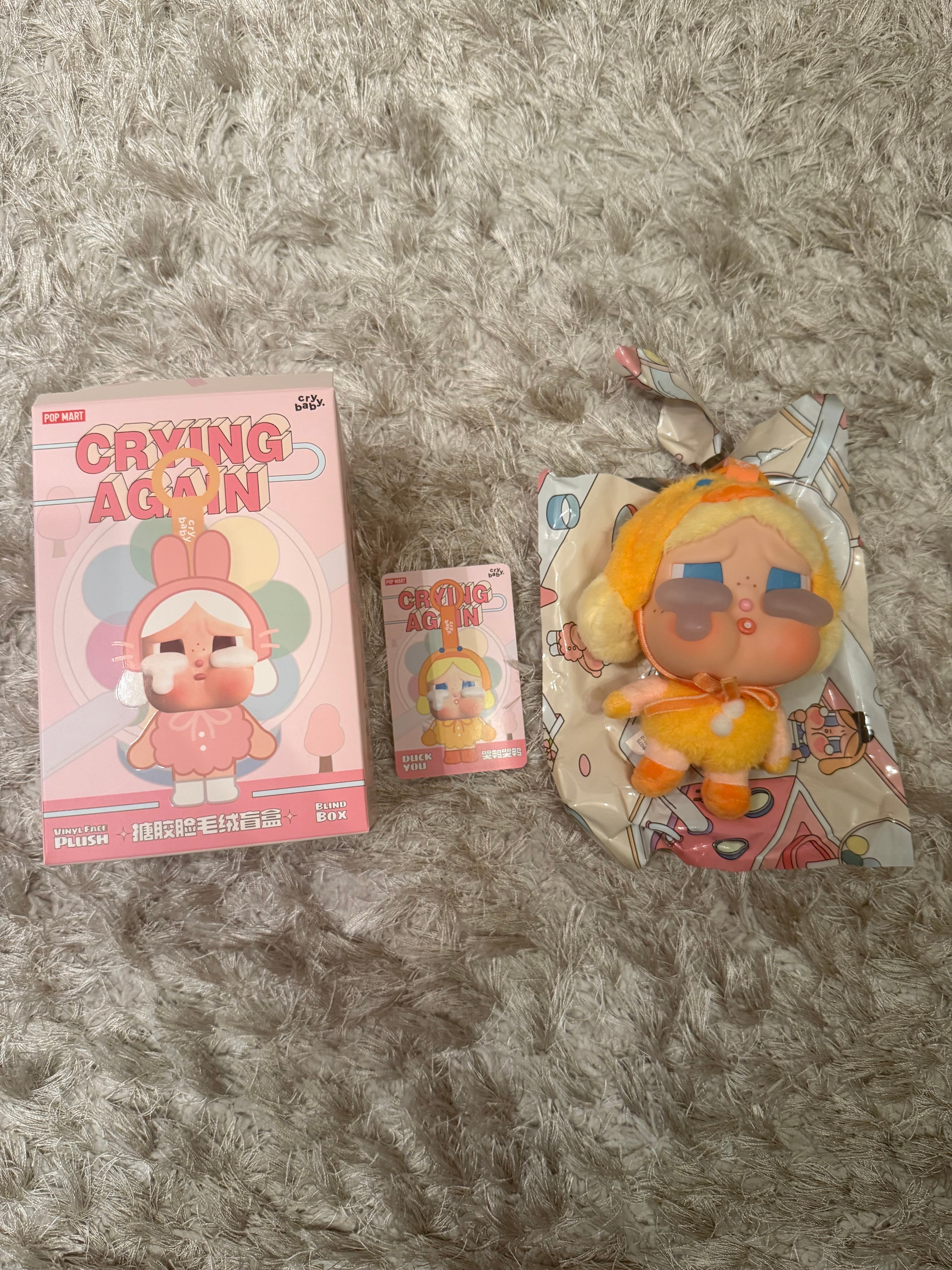 ポップマート クライベイビー クライング アゲイン シリーズ フェイス