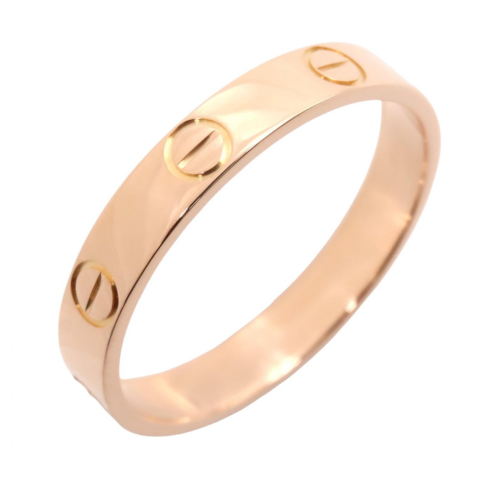 カルティエ CARTIER ミニラブリング リング・指輪 ジュエリー K18PG(ピンクゴールド) レディース ゴールド系 B4085200 【中古】