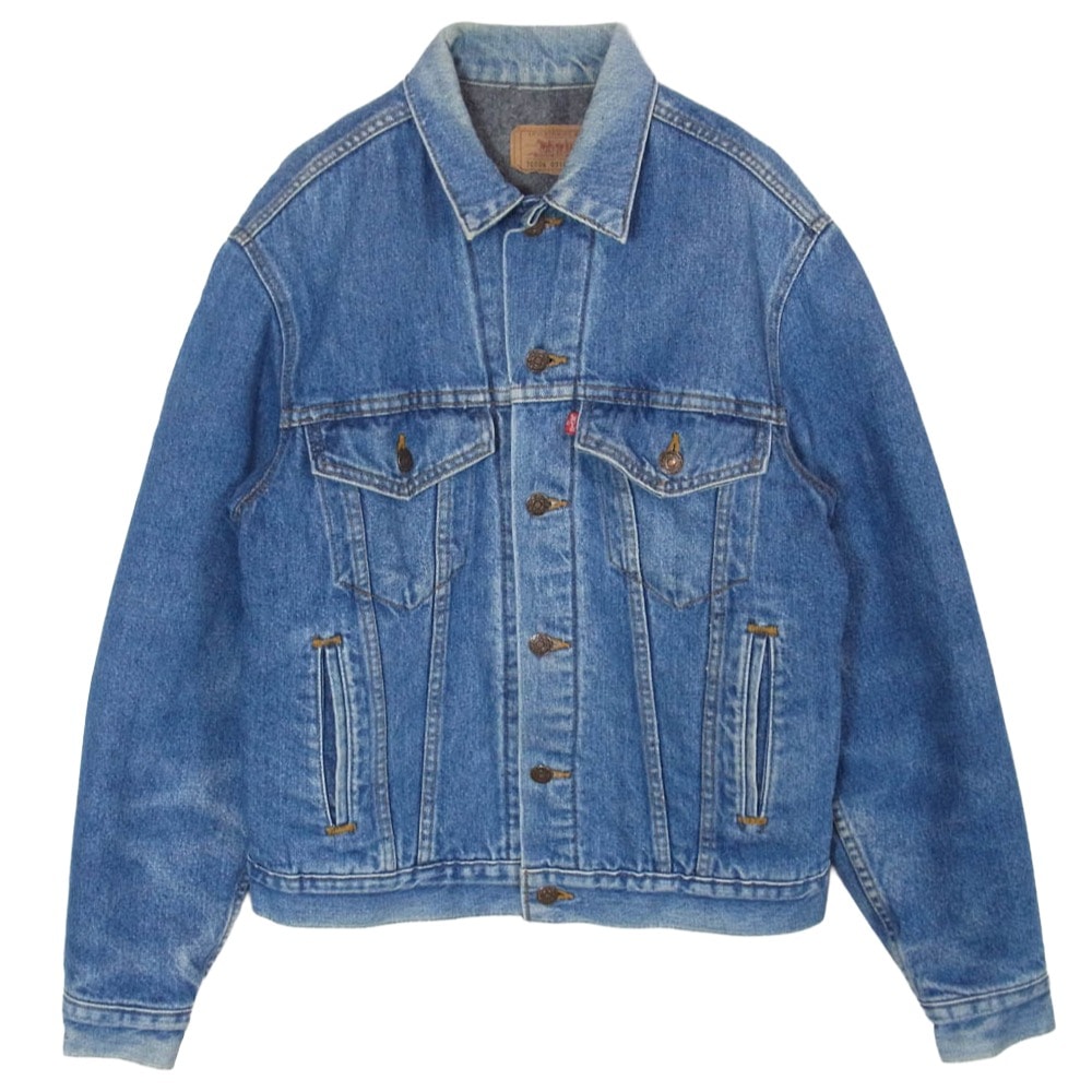 Levi's リーバイス 90s USA製 70506 0316 裏地ブランケット デニム ジャケット ボタン裏刻印527 インディゴブルー系 38【中古】