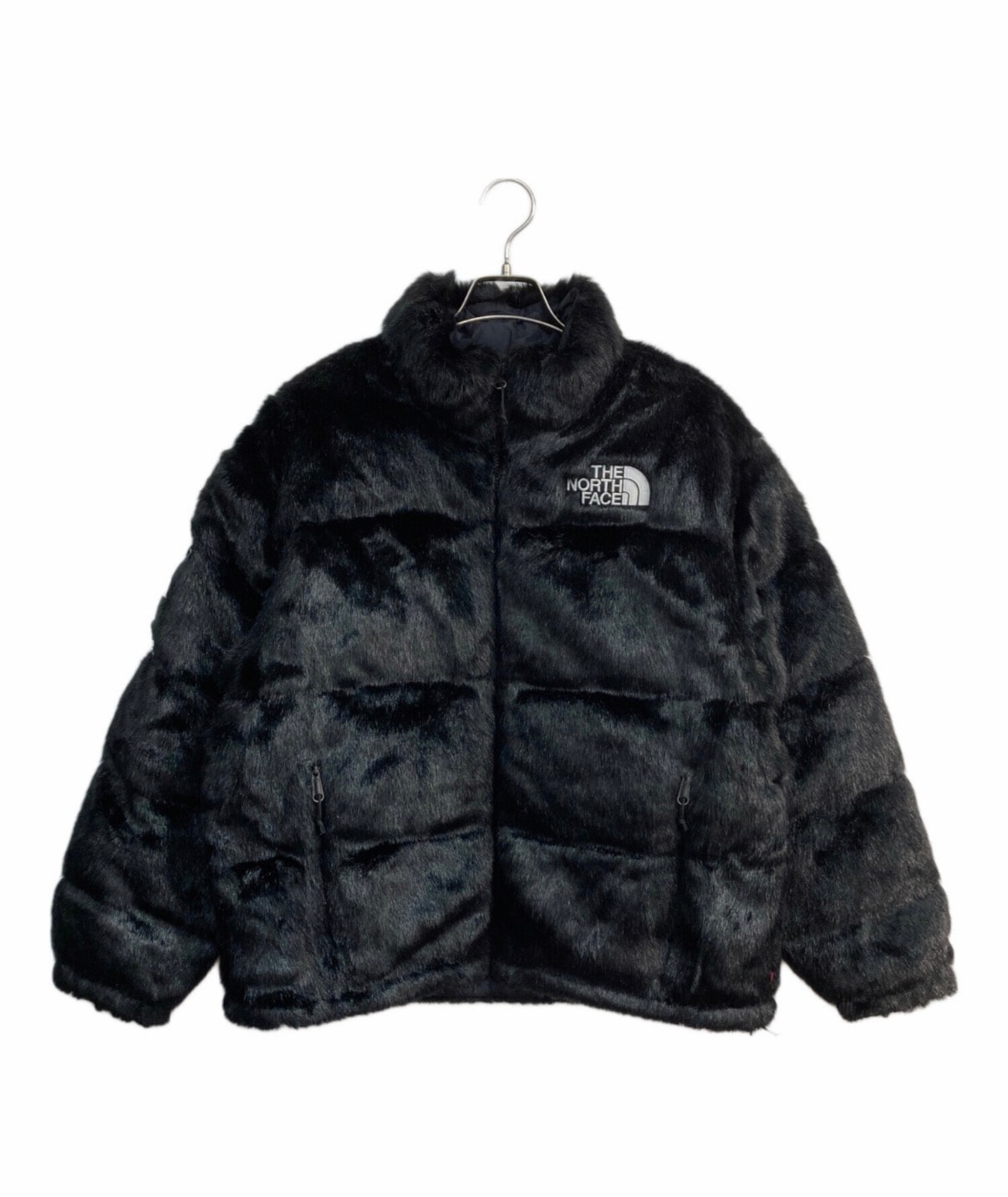 Supreme x The North Face Faux Fur Nuptse Jacket "Black"