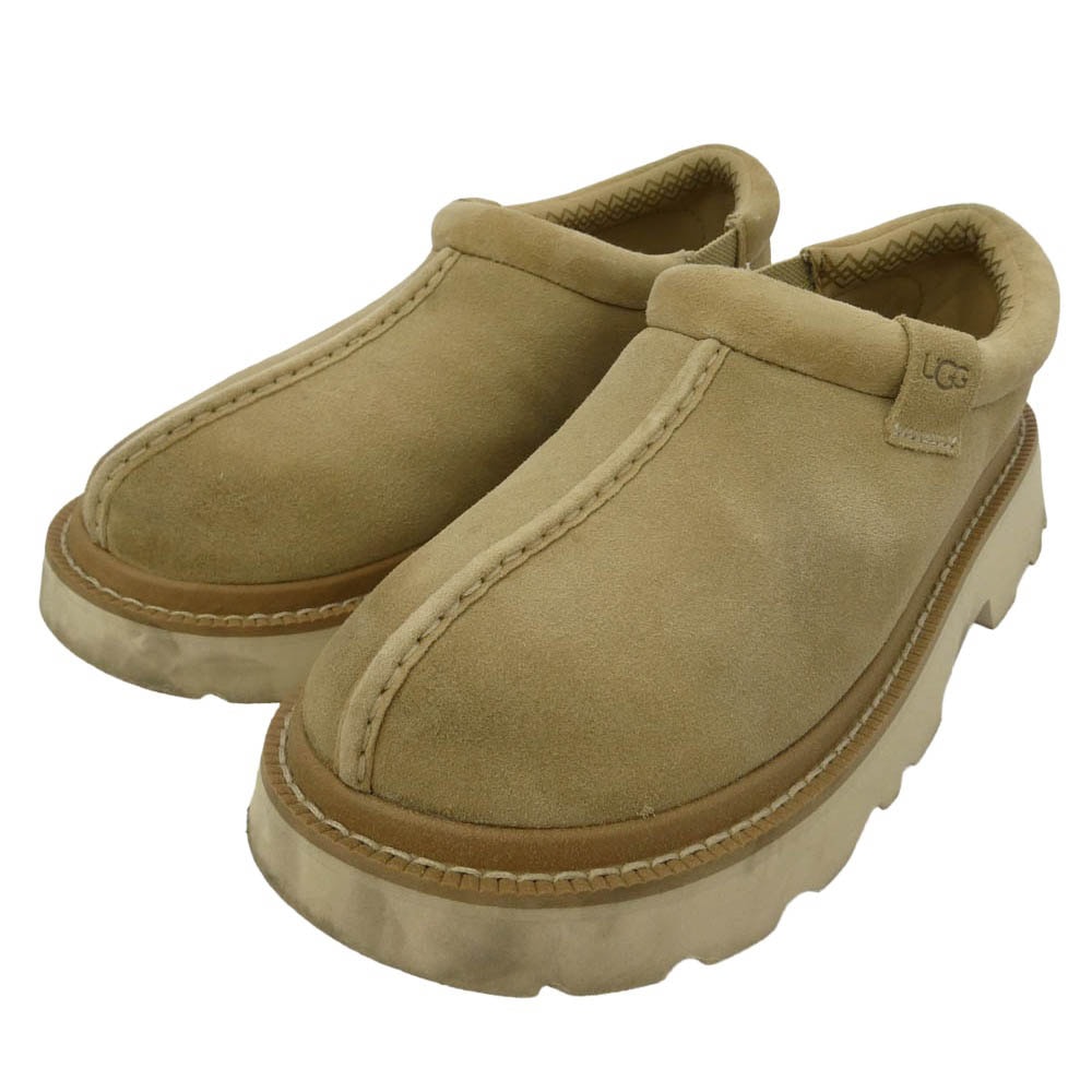 UGG アグ 1166913 メンズ タスマン ラグ Tasman Lug スリッポン シューズ ベージュ系 28cm【中古】