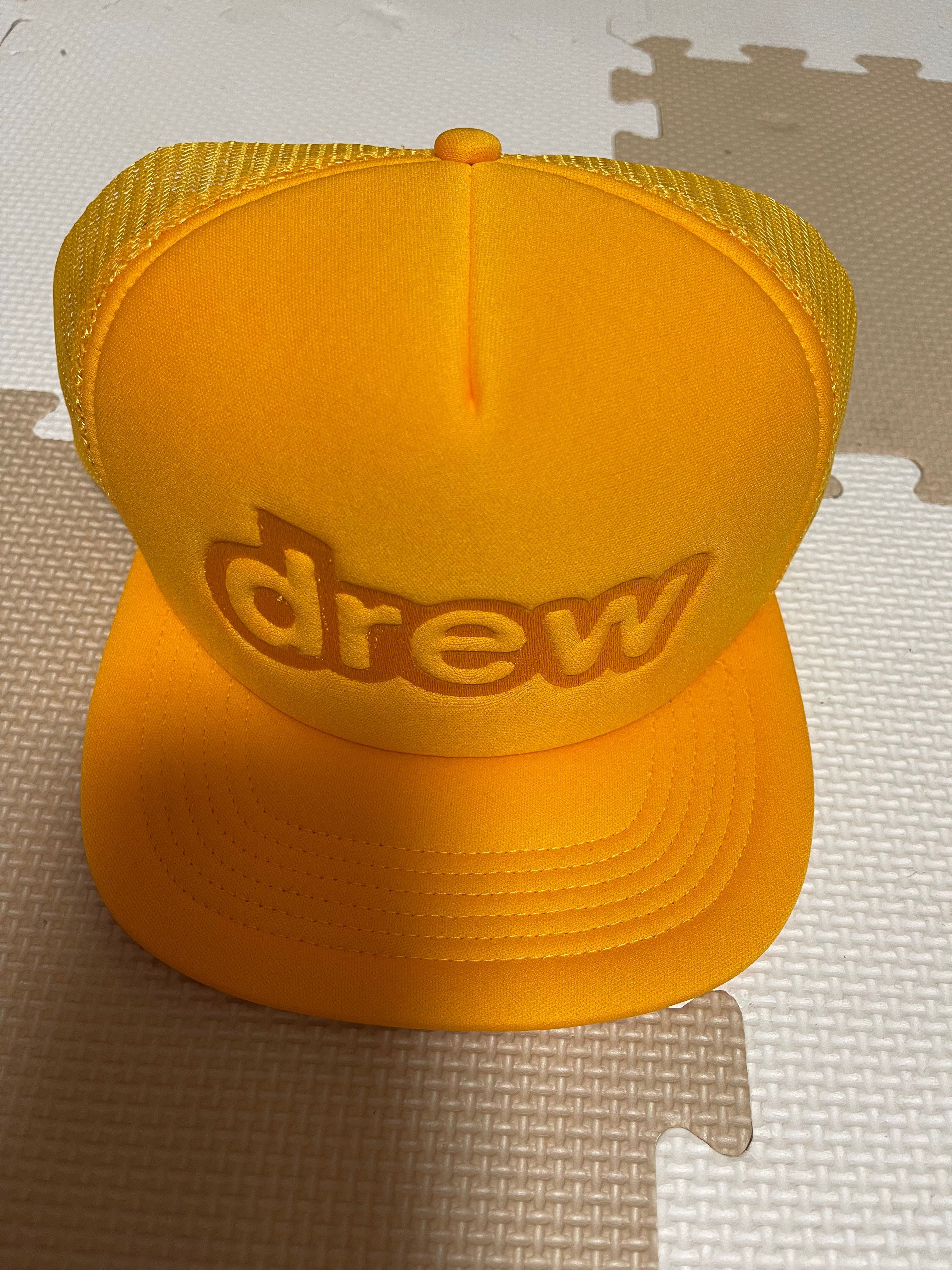 drew house mascot trucker hat "Golden Yellow"