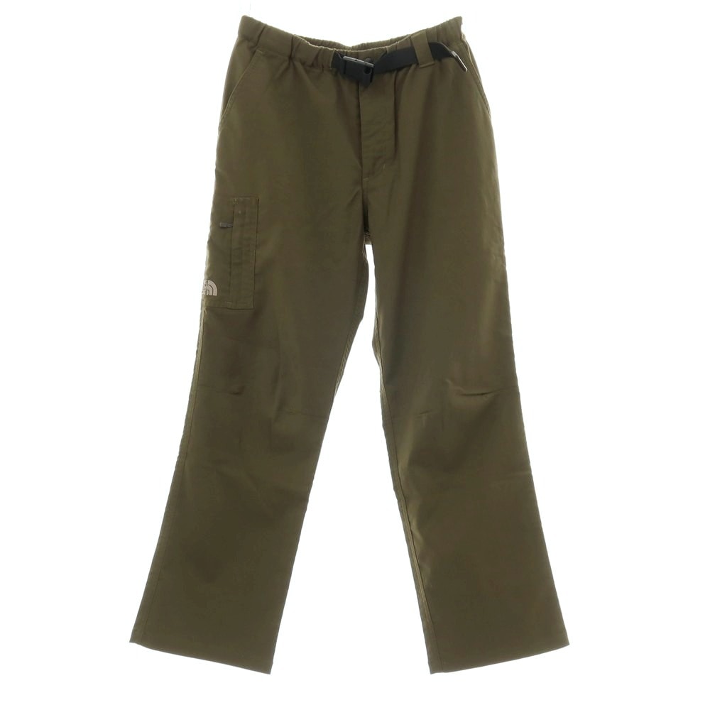 【中古】ザノースフェイス THE NORTH FACE ポリエステル イージーパンツ オリーブ【サイズL】【レディース】