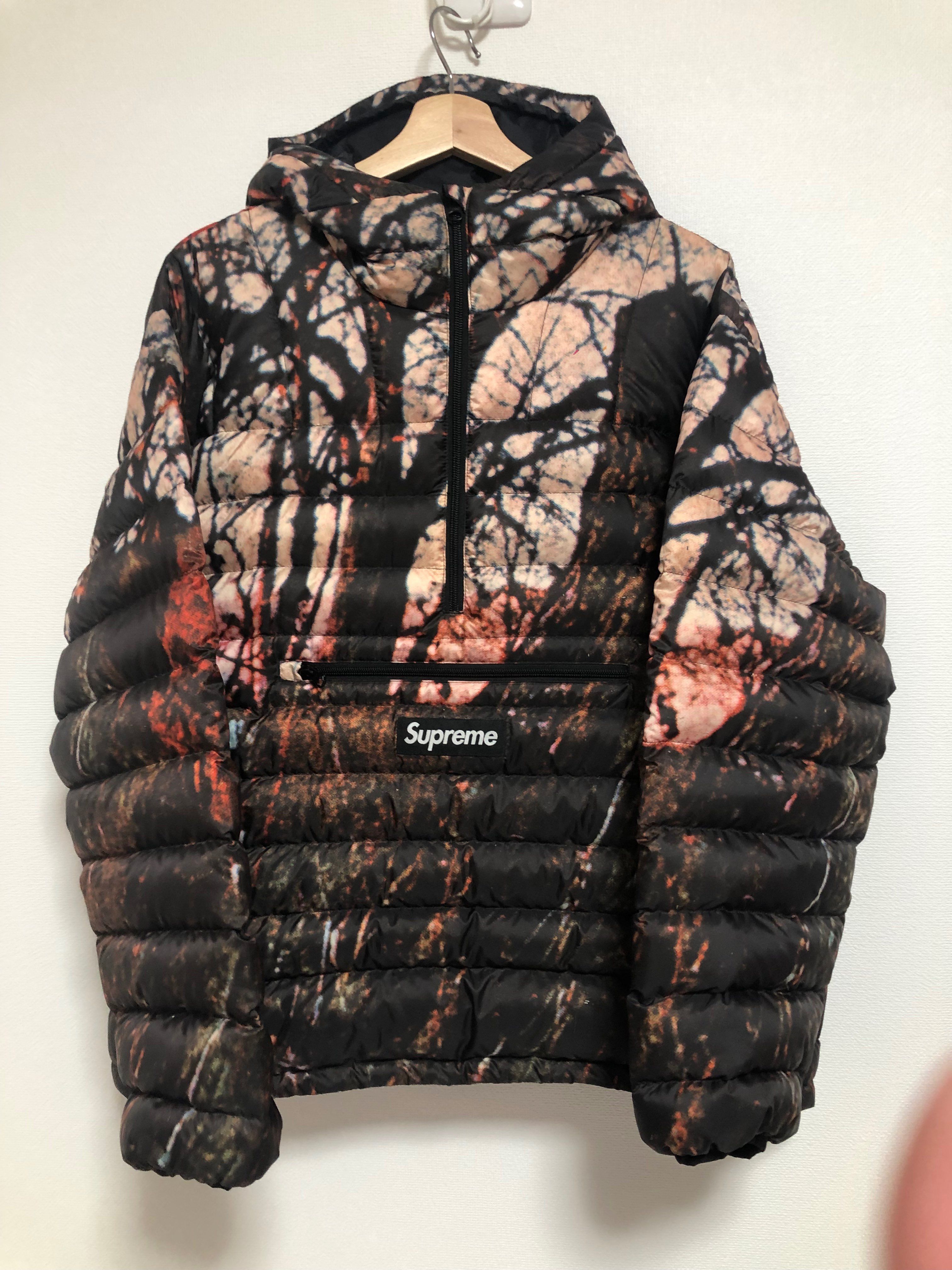 Supreme Micro Down Half Zip Hooded Pullover 