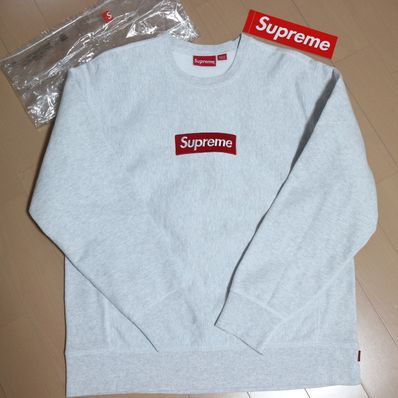 Supreme Box Logo Crewneck Sweatshirt "Ash Grey" (18FW)