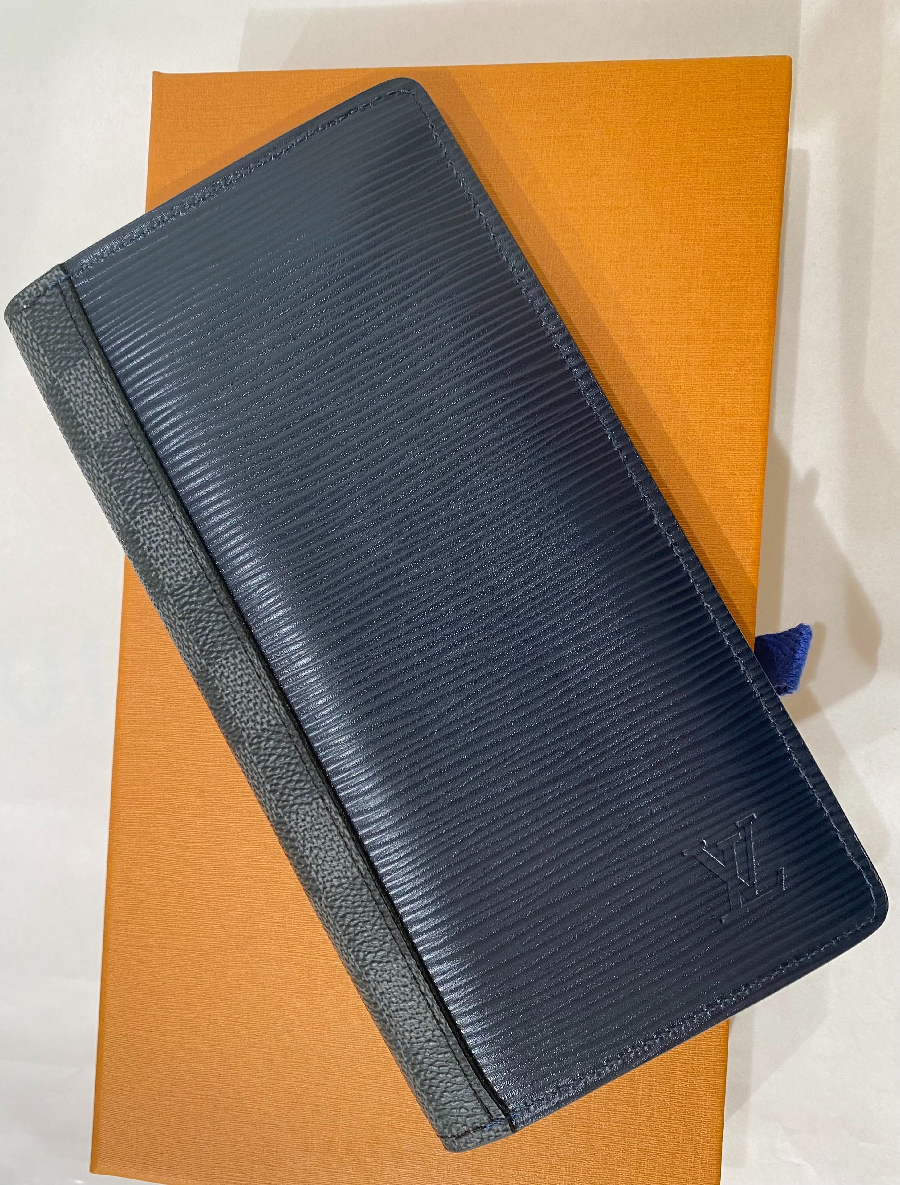 Louis Vuitton Brazza Wallet Epi Damier Graphite