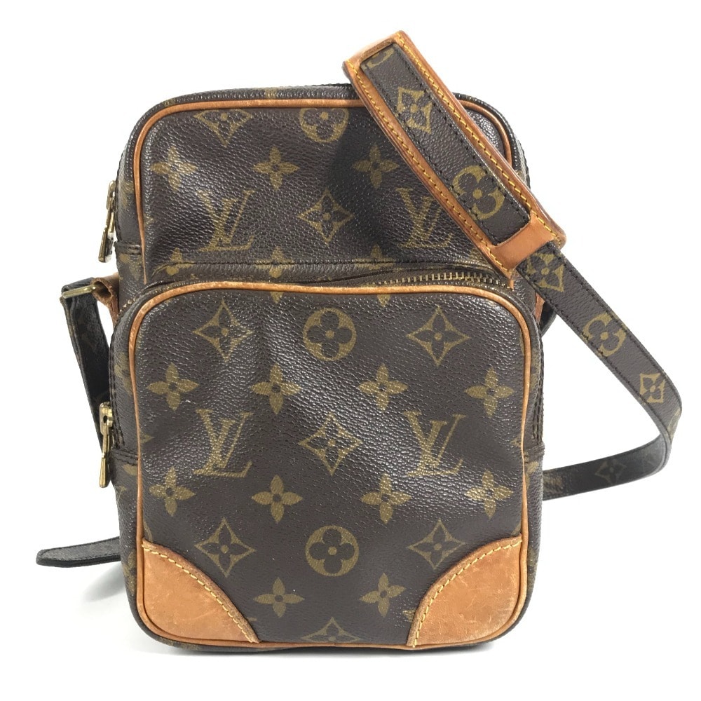 ルイヴィトン LOUIS VUITTON アマゾン M45236 モノグラム カバン 肩掛け ポシェット ショルダーバッグ モノグラムキャンバス ブラウン