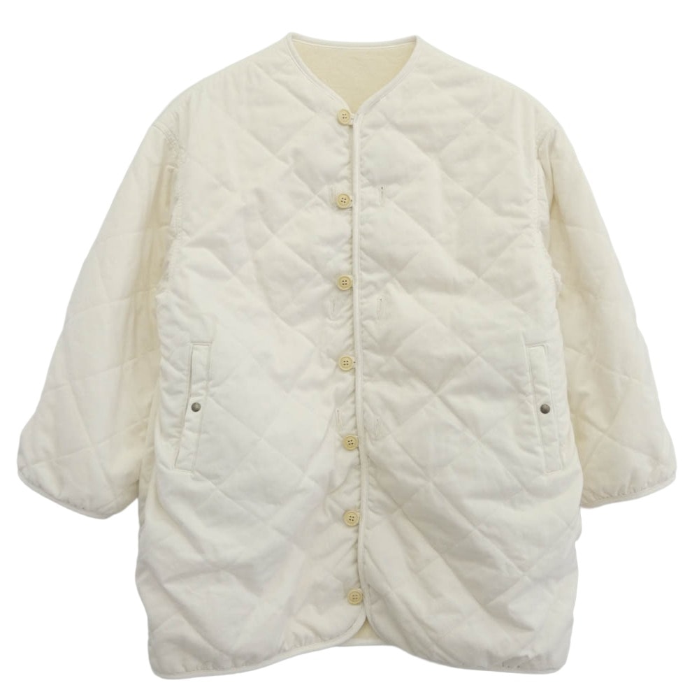 VISVIM ビズビム コート 0325205013003 WMV LINER MIL COAT W ボア キルティング ライナー コート ホワイト系 00【美品】【中古】