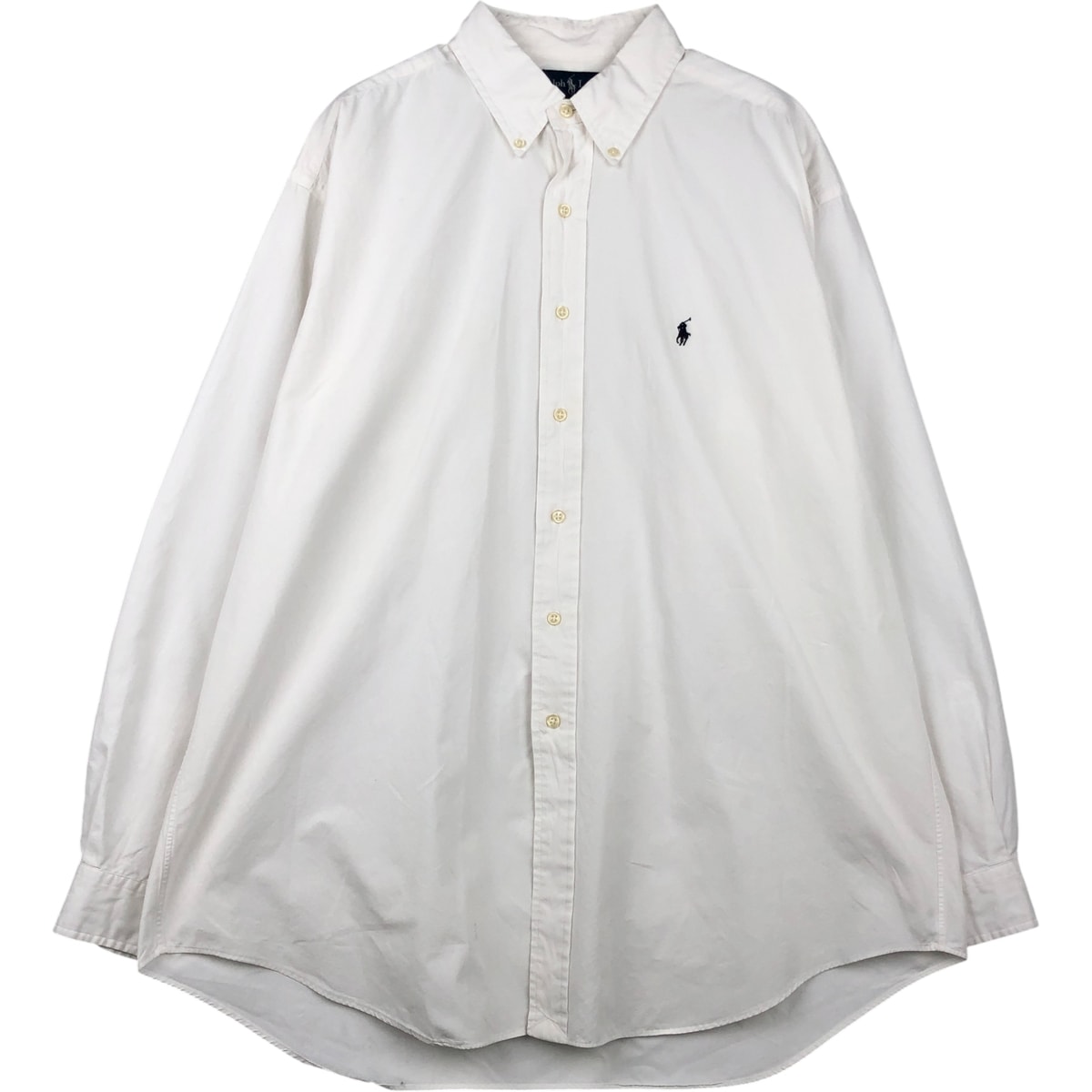 古着 ラルフローレン Ralph Lauren BLAKE 長袖 ボタンダウンシャツ メンズXL相当/eaa615239