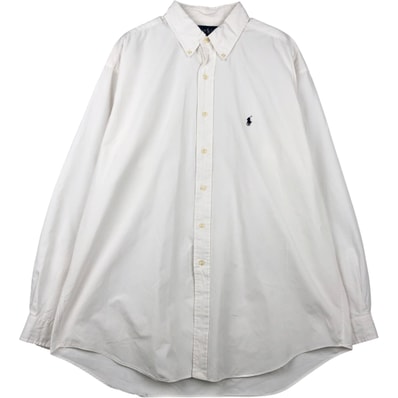 古着 ラルフローレン Ralph Lauren BLAKE 長袖 ボタンダウンシャツ メンズXL相当/eaa615239