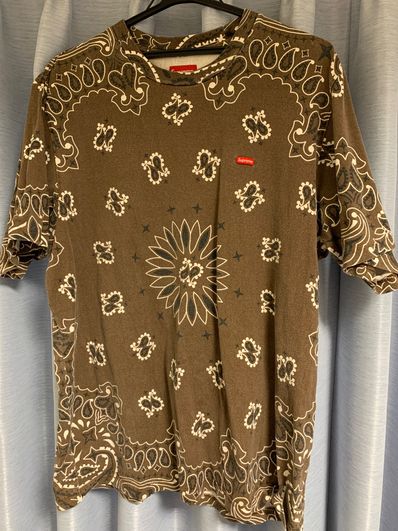 Supreme Small Box Tee "Bandana Brown"(21SS)
