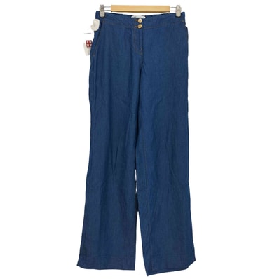 DENIM EFFECT WIDE LEG PANTS デニムエフェクト ワイドパンツ【1136414894269】