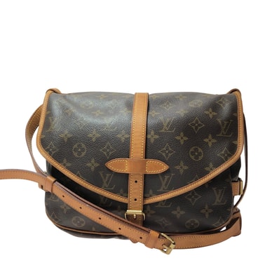▼▼LOUIS VUITTON ルイヴィトン レディース ショルダーバッグ モノグラム ソミュール30 M42256 ブラウン