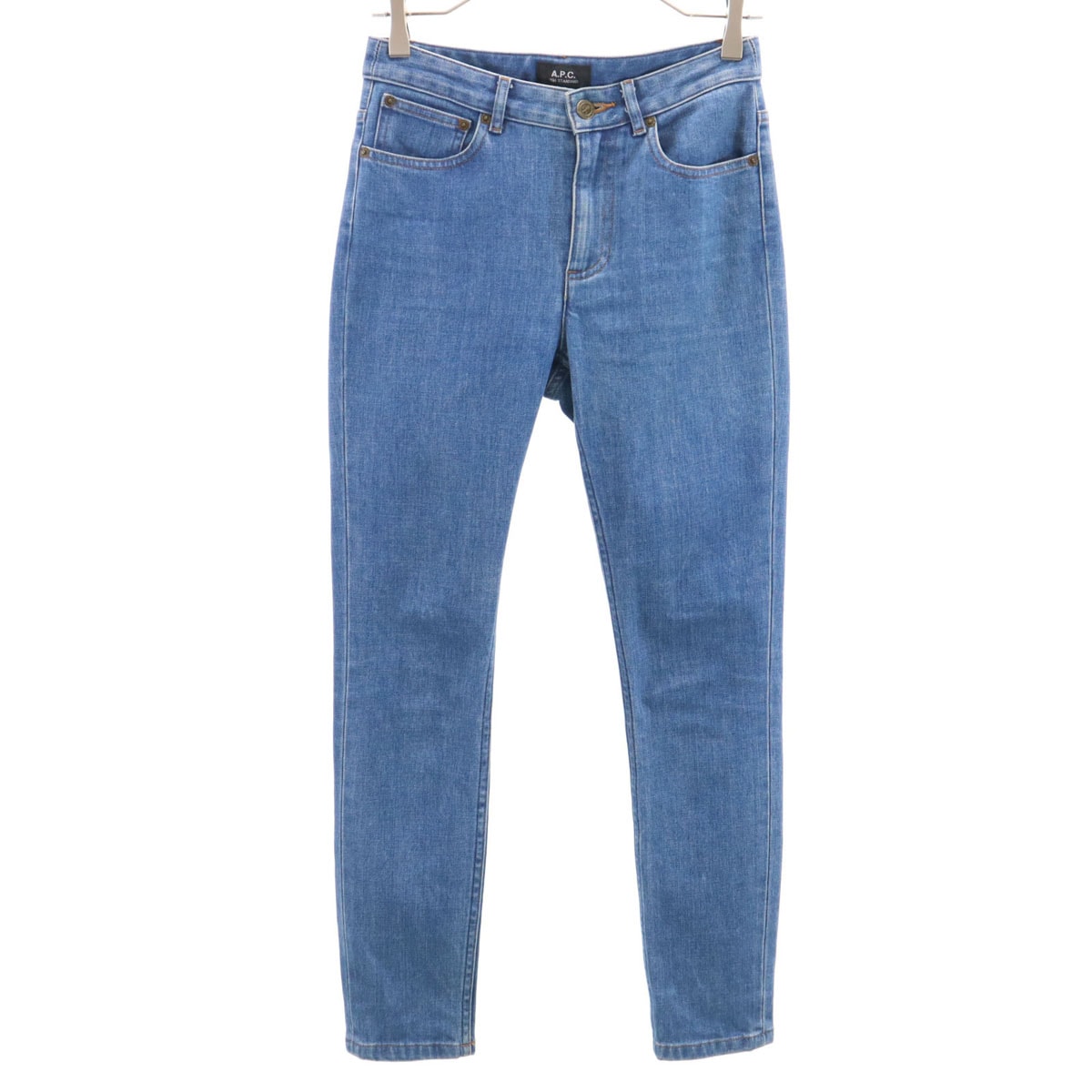 A.P.C. アーペーセー スキニーデニムパンツ W24 ブルー ジーンズ