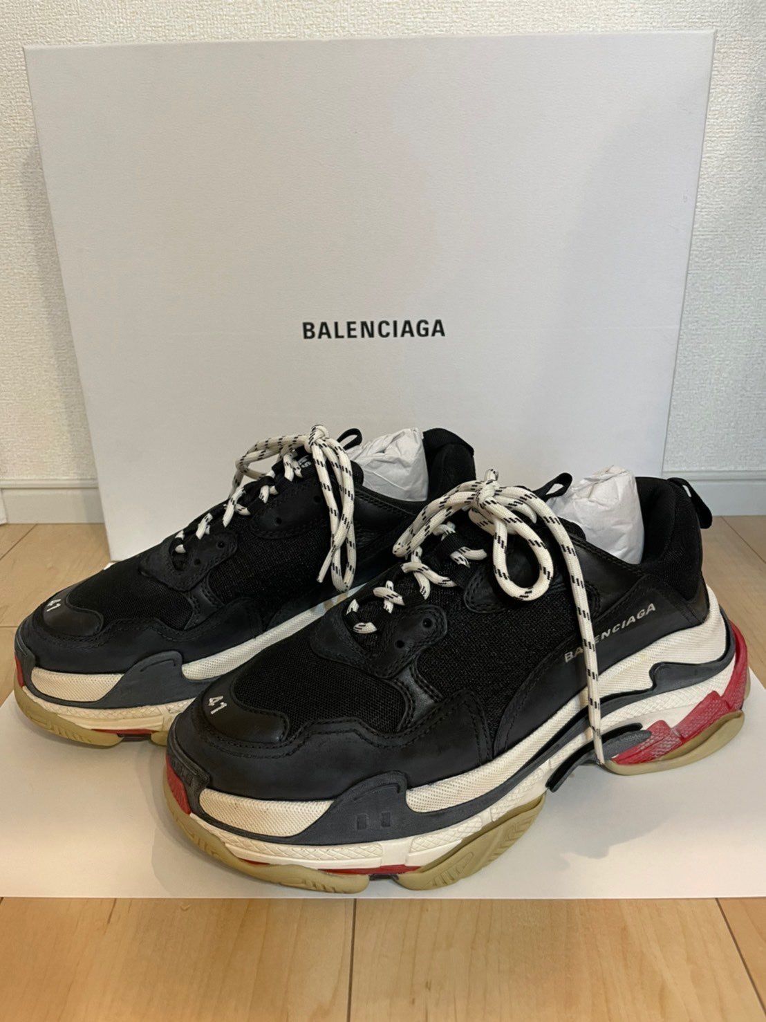 Balenciaga Triple S Black/Red