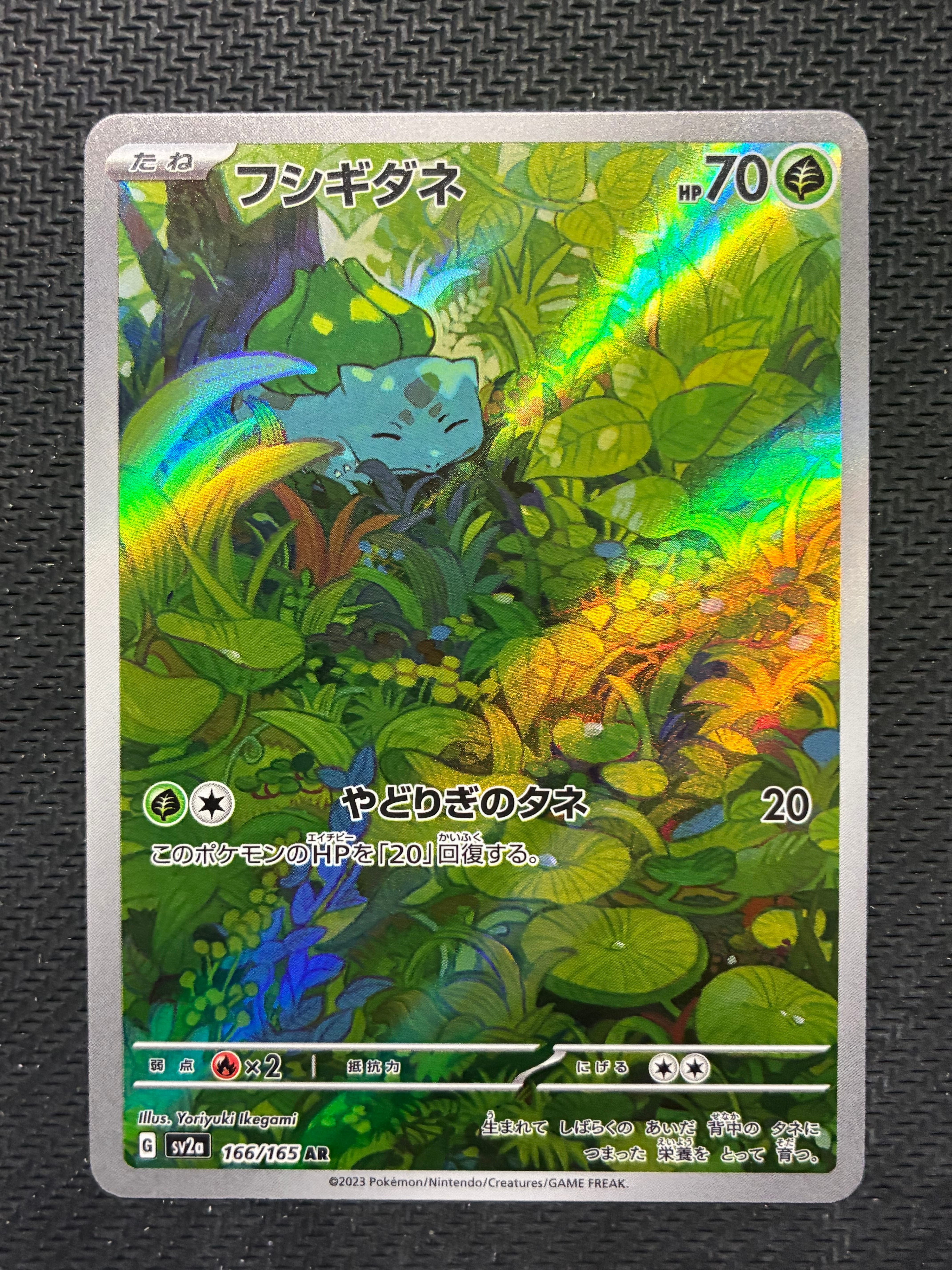 フシギダネ AR[SV2a 166/165](強化拡張パック「ポケモンカード151」)