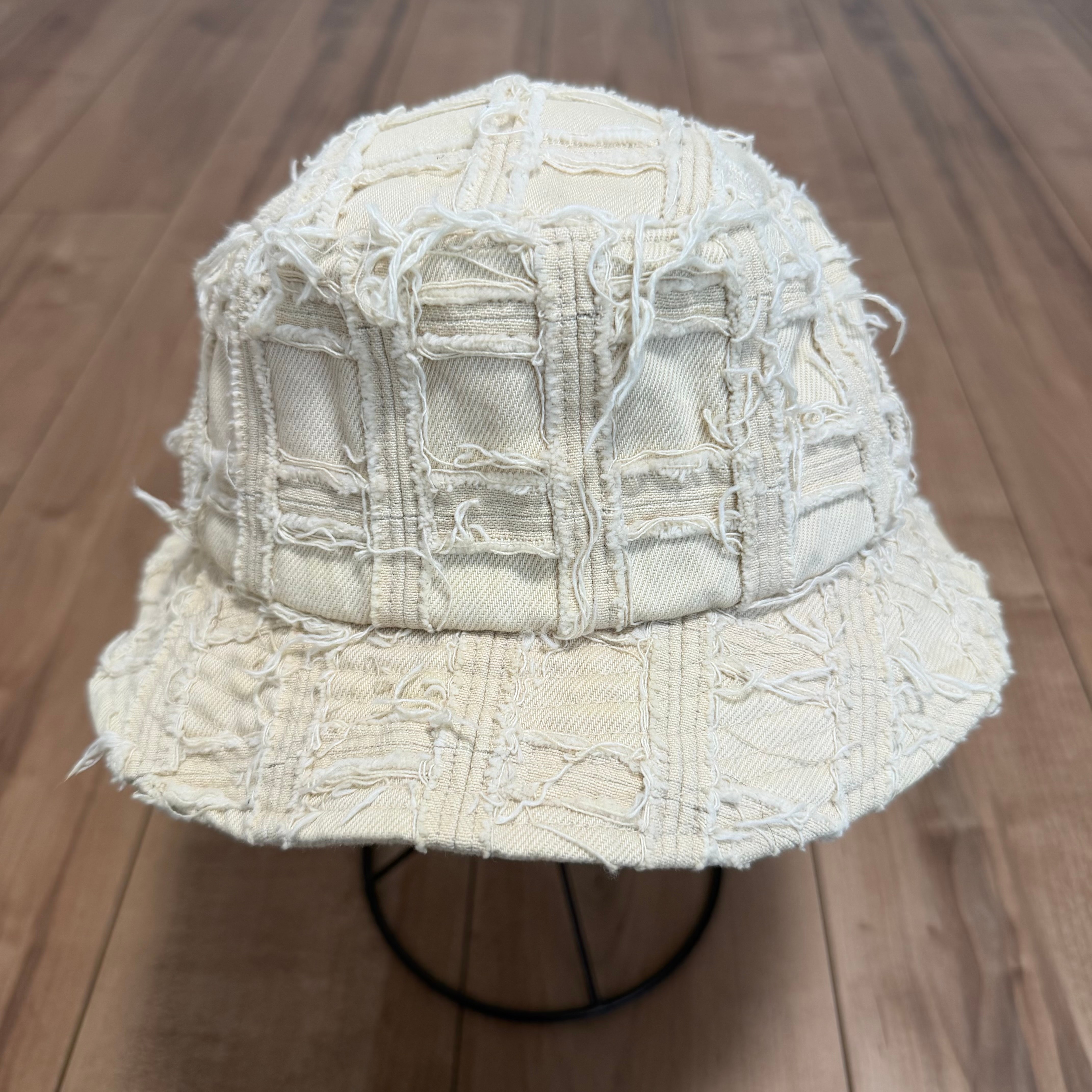 Supreme Frayed Patchwork Denim Crusher "Natural"