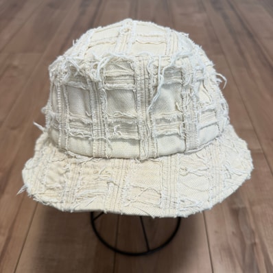 Supreme Frayed Patchwork Denim Crusher "Natural"