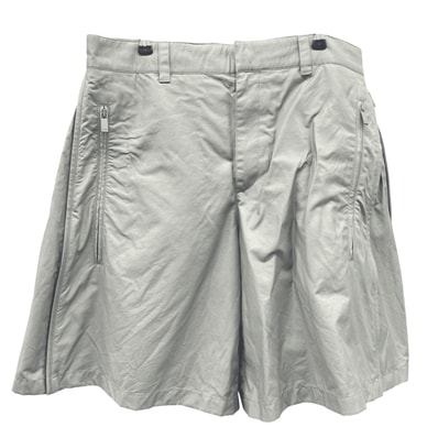 DIOR 美品 ディオール 24SS トラウザー ショーツ 483C121A6107 ショートパンツ ハーフパンツ フレア ジャバラ パンツ 2way サイズ50 ナイロン christian dior クリスチャン ABランク 中古 鑑定済 ディオールパンツ