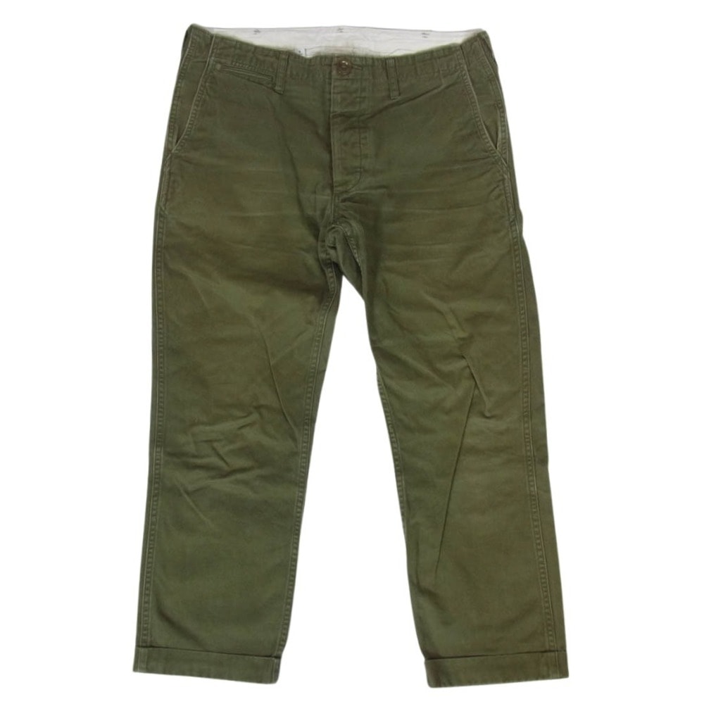 VISVIM ビズビム パンツ 0117205008004 HIGH WATER CHINO シンチバック ハイウォーター チノ クロップド パンツ カーキ系 3【中古】