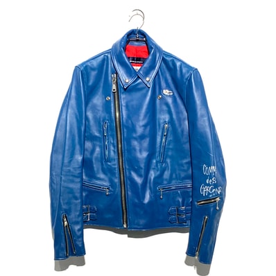 Lewis Leathers COMME des GARCONS Lightning Blue