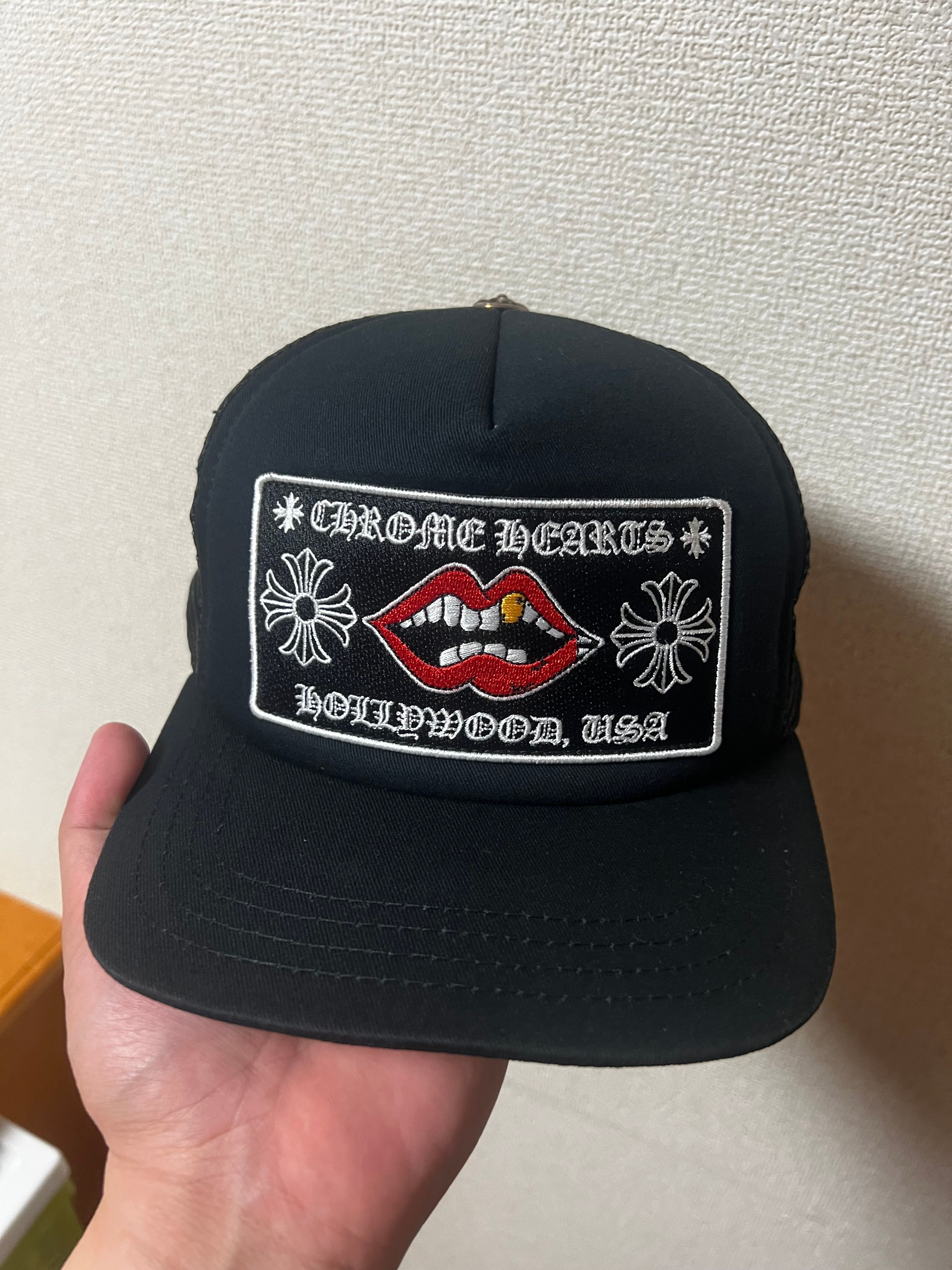 Chrome Hearts Tracker Cap Chomper "Black"