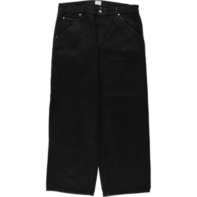 古着 90~00年代 カルバンクライン Calvin klein JEANS ブラック デニム ペインターパンツ メンズw35相当/eaa639283