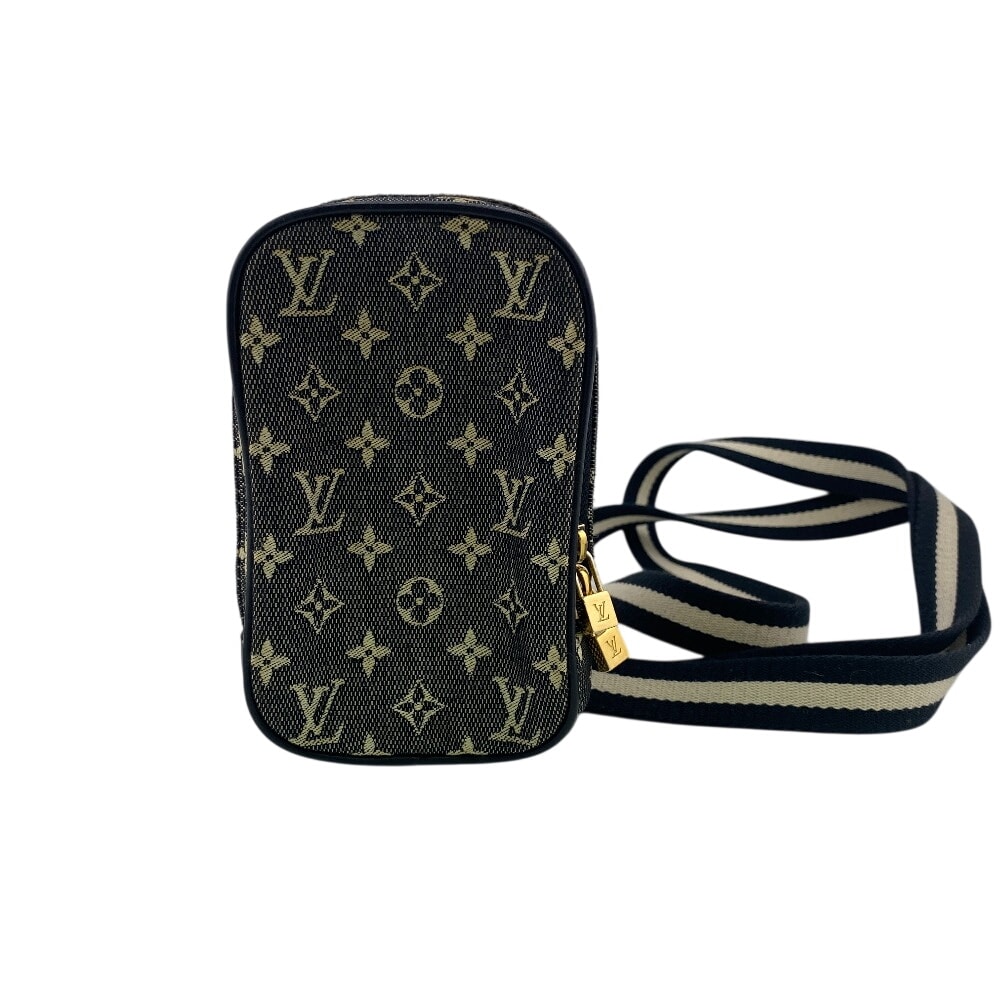 ルイヴィトン LOUIS VUITTON ポーチ モノグラムミニ ウス ディジタル ショルダーポーチ バッグ ポシェット デジカメケース bu M92066 ノワール
