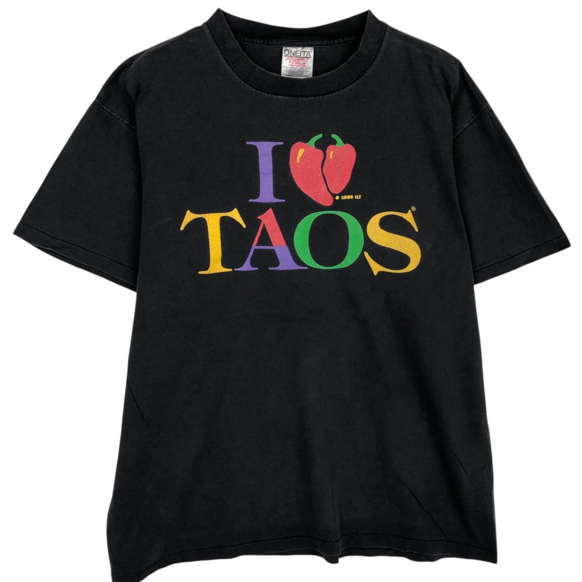 古着 80年代 オニータ ONEITA POWER-T プリントTシャツ メンズL相当 ヴィンテージ/eaa639065